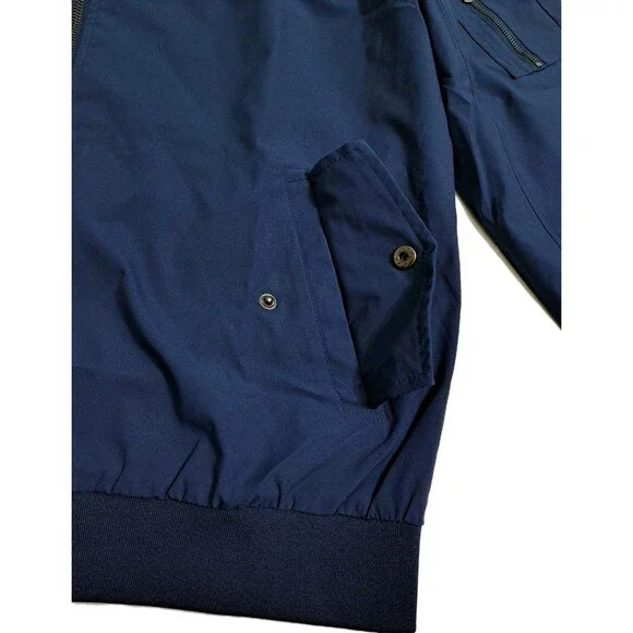 TBY Outdoor Basic Jacket Zip Coat Men's Large Blue Travels Together With You TRR - Picture 4 of 11